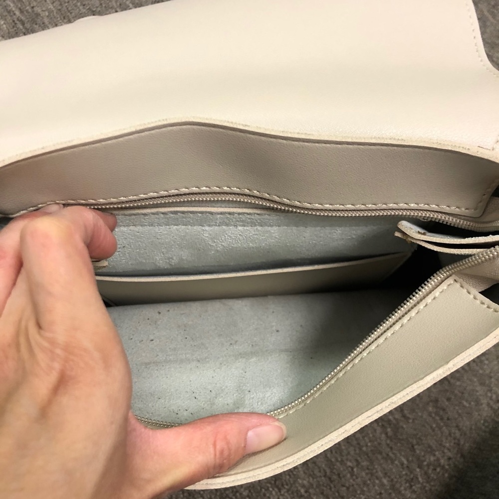 leather tassel zipper detail mini backpack - Picture 3 of 4